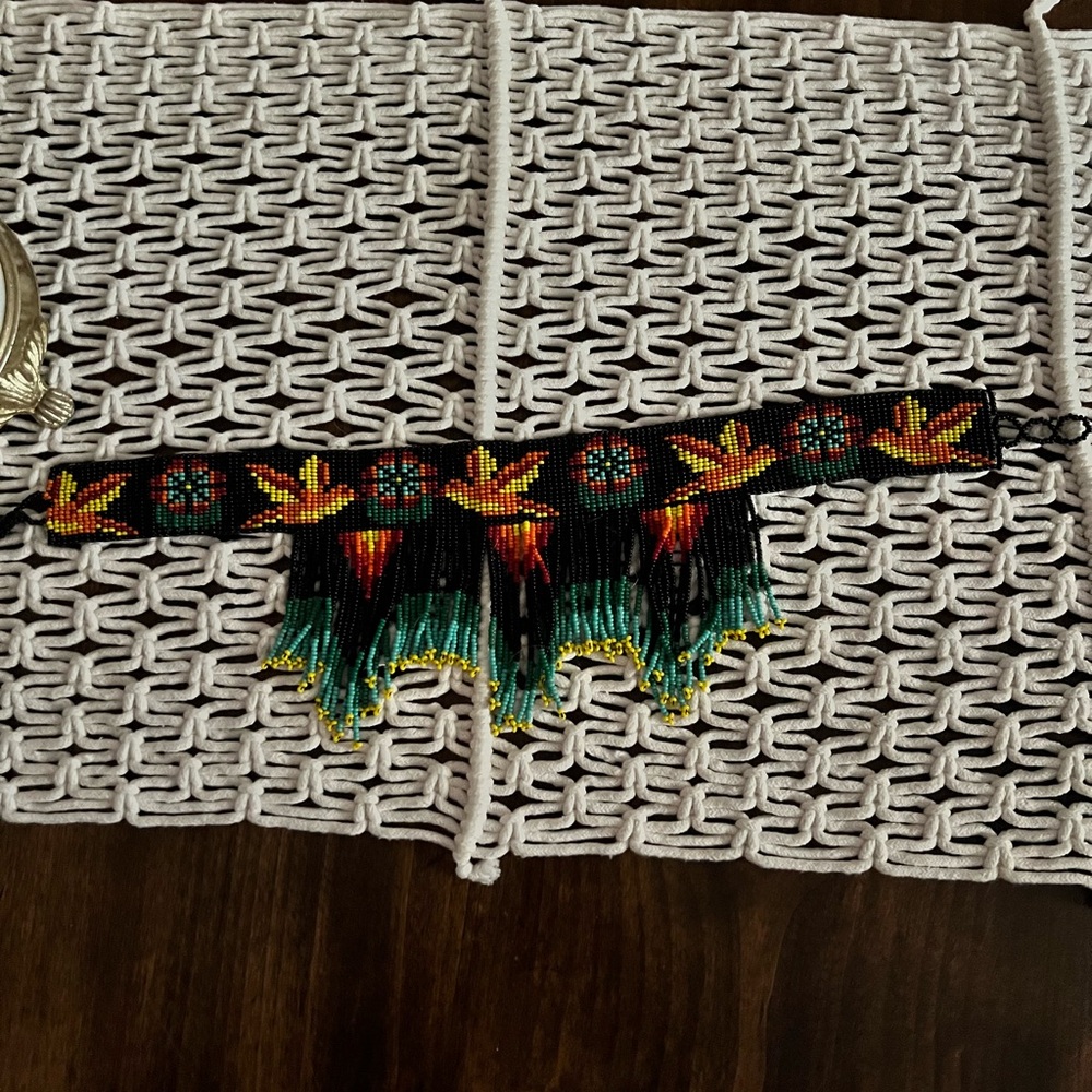 Colorful Beaded Choker Necklace